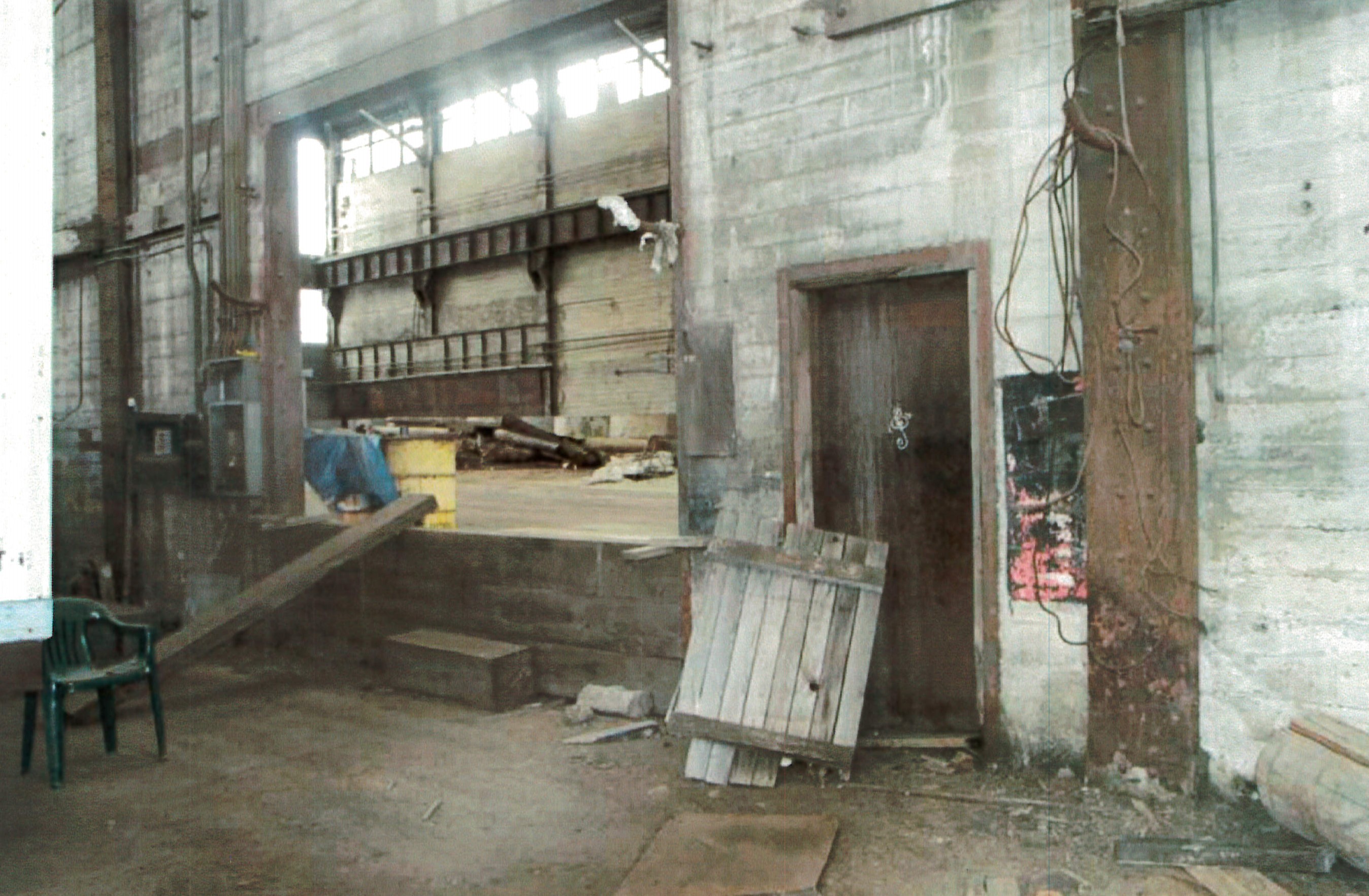 View into Building 115 from Building 116